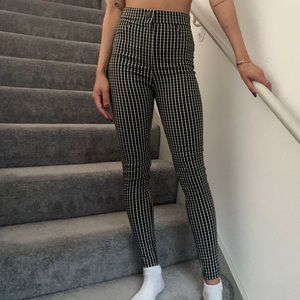 Zara Plaid Gingham Pants